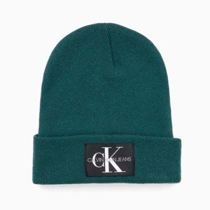 Calvin Klein pánská zelená čepice Beanie - OS (313)